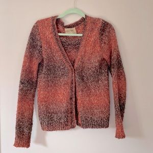 Orange and Brown Ombré Sweater